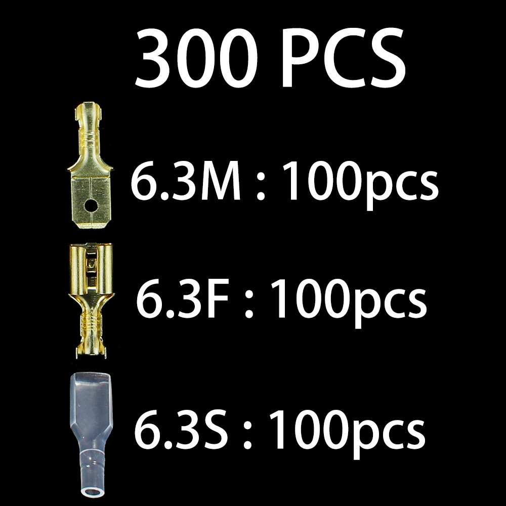

2.8/4.8/6.3mm golden insulated wire crimp terminal wire winding connector plug spring insert jacket Car crimp Universal cross