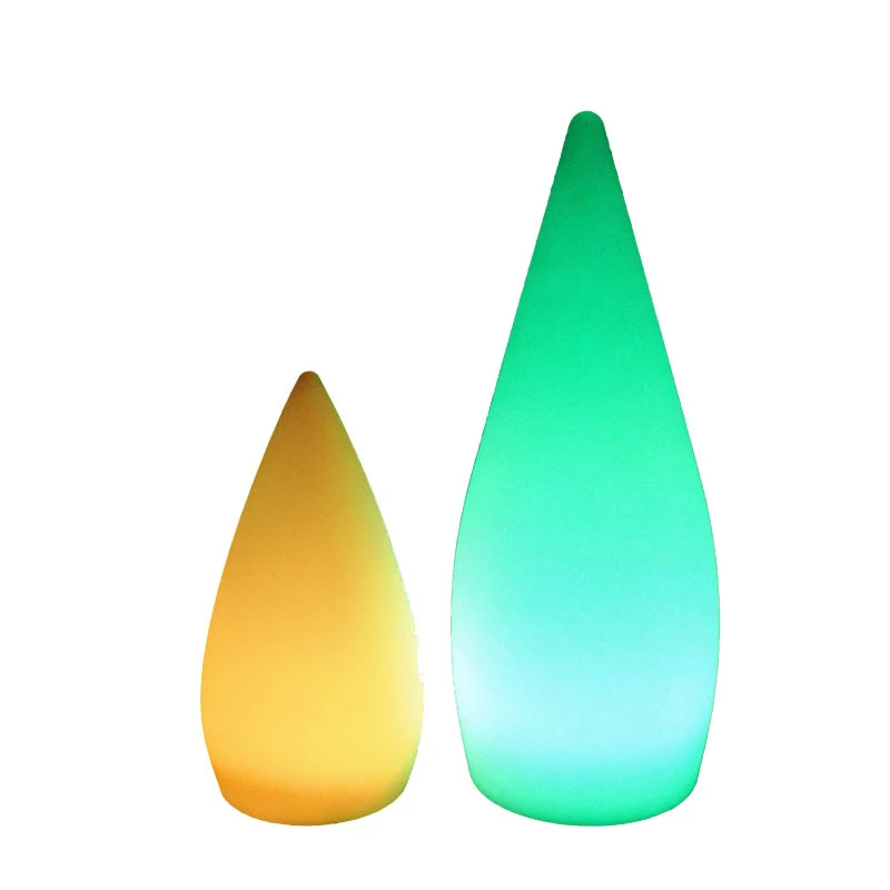 Светодиодный ночник RGB Капля воды USB Перезаряжаемый IP68 открытый