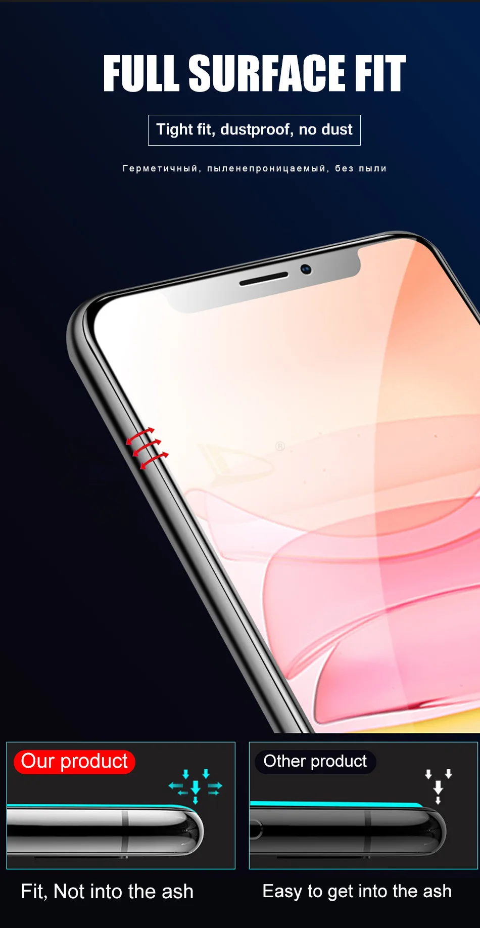 3 шт. 100D Гидрогелевая пленка полное покрытие для IPhone XR X XS 11 Pro Max Защитная пленка для IPhone 8 7 6 6s Plus Защитная Гидрогелевая пленка