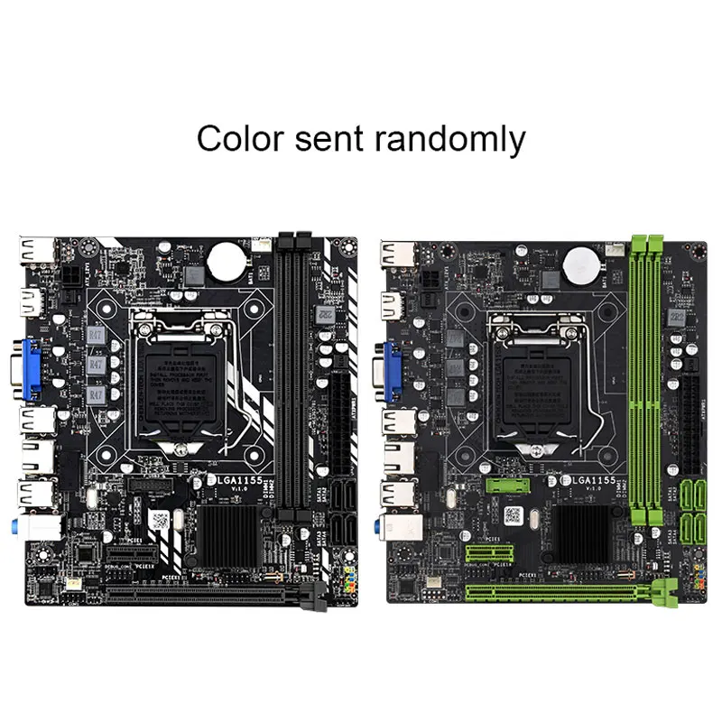 Материнская плата H61M для Intel Core i7i5i3 Pentium / Celeron LGA1155 DDR3 M-ATX Материнские платы H61 чип