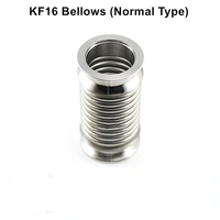 kf16 normal type 1200 4000mm high vacuum bellows stainless steel 304 vacuum flange fitting bellows pipe pipe connector fitting