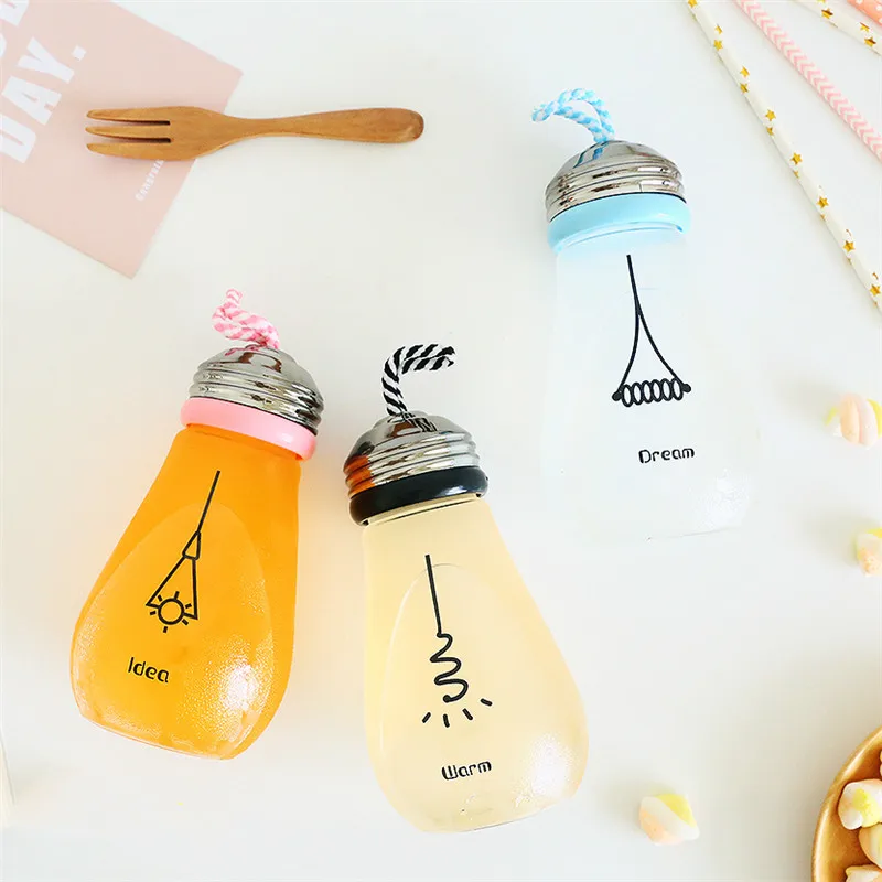 Милая забавная бутылка для воды с крышкой креативная кавайная велосипедная