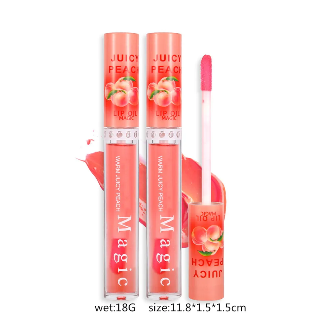 Персик помада с изменением цвета женский Увлажняющая губная не выцветающие