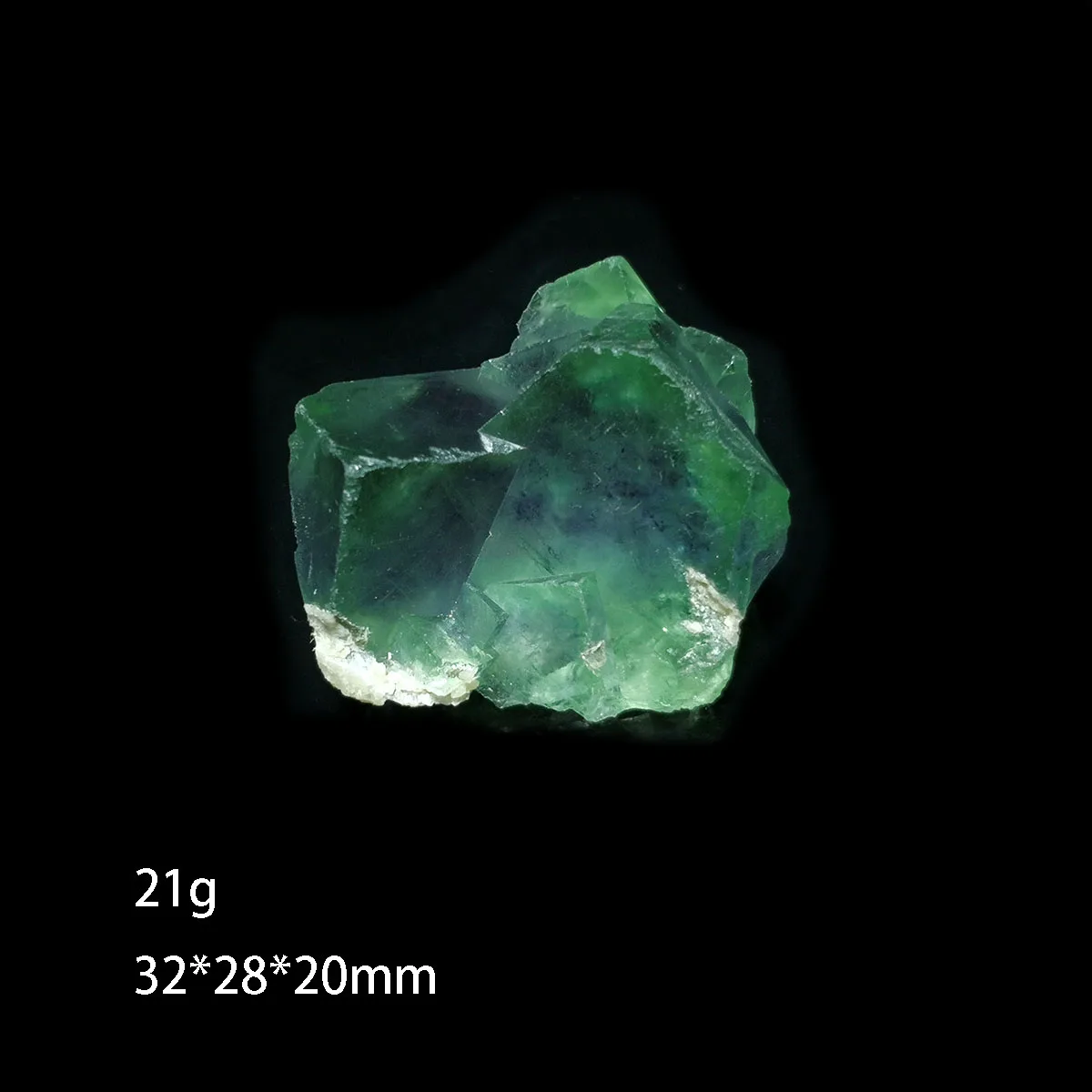 

21 г B1-2 натуральный зеленый флюорит, минеральный кристалл, образец, украшение, подарок из Внутренней Монголии, Китай