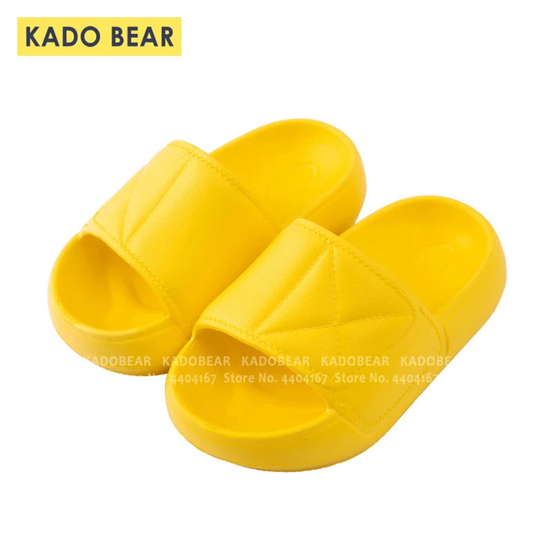 Детские домашние комнатные тапочки Милые сандалии на плоской подошве для