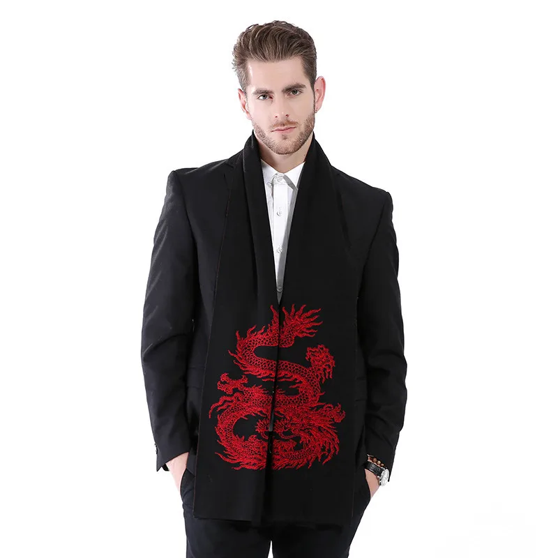 Dahongfu scarf for men and women in autumn and winter of 2018,Priority Choice of Gifts for Annual Meeting Ethnic style