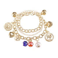 european and american popular bracelet metal love alloy temperament simple beach bracelet for women accessories gift for women