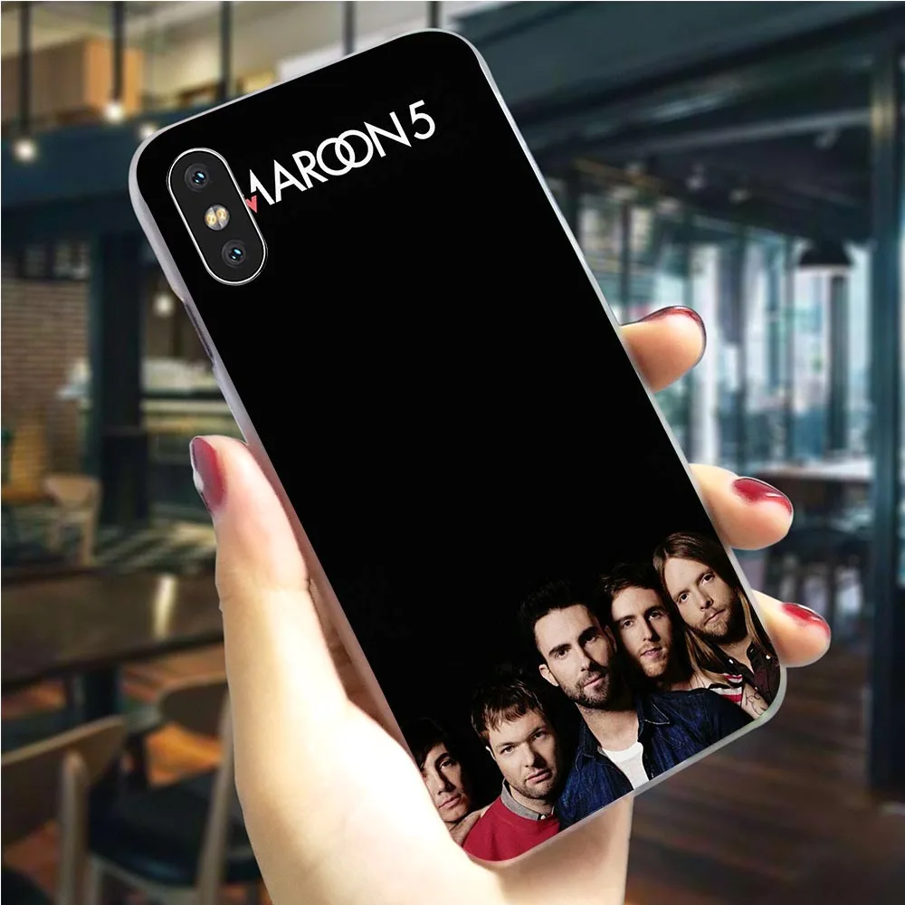 Гибридный Maroon 5 чехол для телефона iPhone Чехол 5S SE 6 6S/6 6S Plus 7 8/7 8 X XS XR Xs Max жесткий