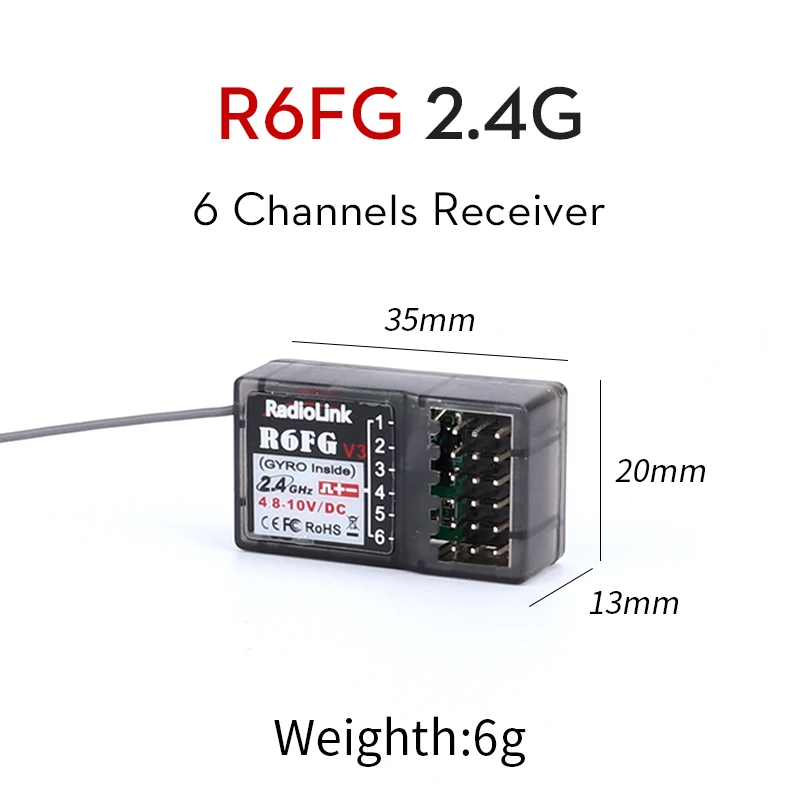 Радиоуправляемый автомобиль Radiolink R6F 6CH 2 4 ГГц и фото для RC4GS/RC6GS/RC4G/T8FB | Игрушки