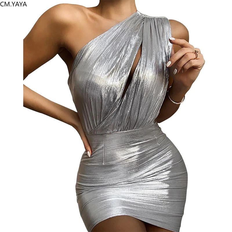 2020 платье на весну и лето асимметричное без рукавов одно плечо однотонное