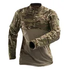 На открытом воздухе джунгли аксессуары к военной униформе футболка перчатки спортивные футболки косплей костюм Тактический модная камуфляжная одежда