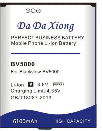 Аккумулятор Da Xiong 6100 мАч BV5000 для Blackview BV5000|battery for blackview bv5000|bv5000 batterybattery |