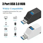 Внешний Micro USB 3.0 порт питания usb-хаб многопортовый адаптер 3 порта USB разветвитель адаптер питания штепсельная вилка европейского стандарта для путешествий аккумулятор для телефона