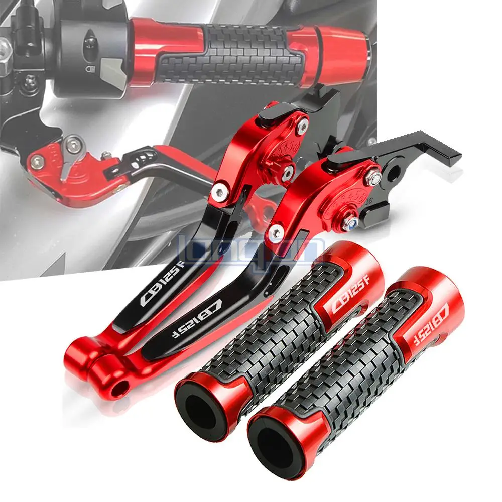 

Handle Grips Handlebar Short Motorcycle FOR HONDA CB125F 2016 Handle Bar Accessories Aluminum Brake Clutch Lever CB 125F LOGO