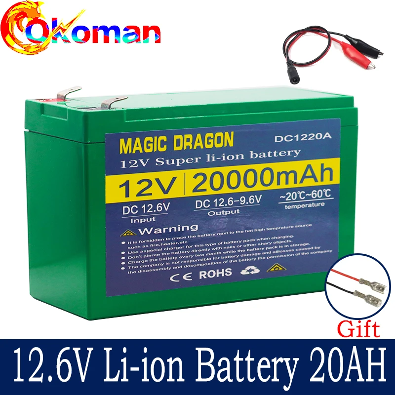 Высококачественные литий ионные аккумуляторные батареи 12 В 20 Ач 30 для