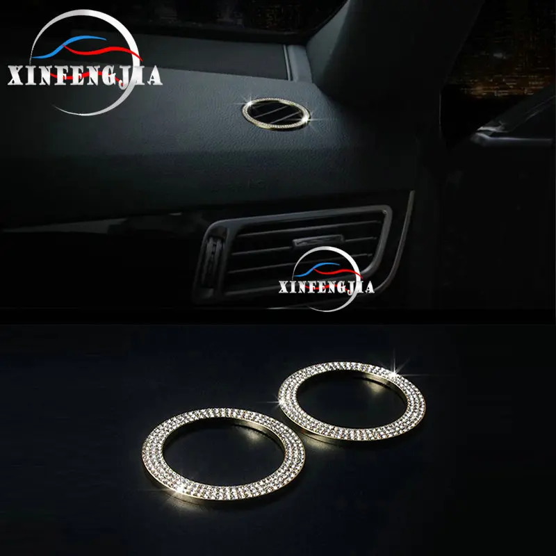 

Для Mercedes-Benz CLS Class C218 11-17 Gold серебристый с кристаллами Style Центральная Крышка для выпускного отверстия воздуха