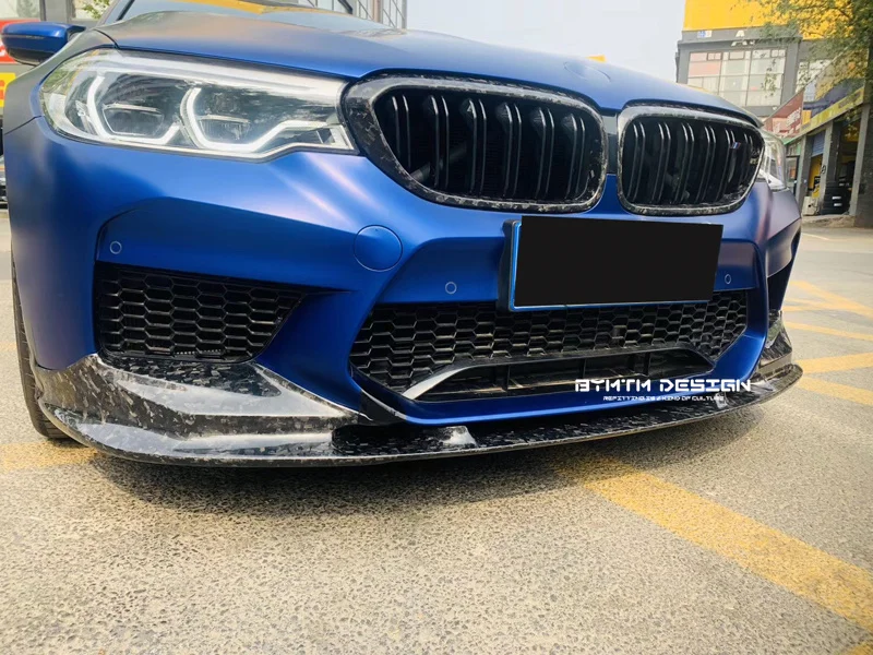 3d стиль кованый сухой бампер из углеродного волокна передняя губа ДЛЯ BMW F90