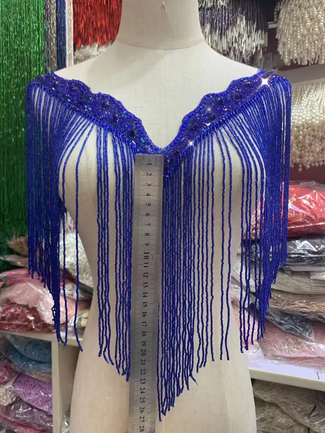 Высокое качество Лидер продаж бисерная бахрома ленточная отделка бахромы с