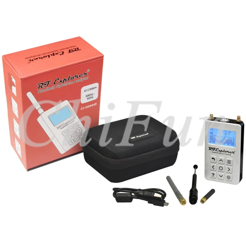 Ручной анализатор спектра RF Explorer 4G Combo plus полный диапазон частот сигнала |