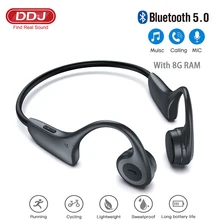 2021 Bluetooth Headsets Wireless Bone Conduction Headphones With Mp3 Player 8G Waterproof Earphone Microphone For Xiaomi Huawei