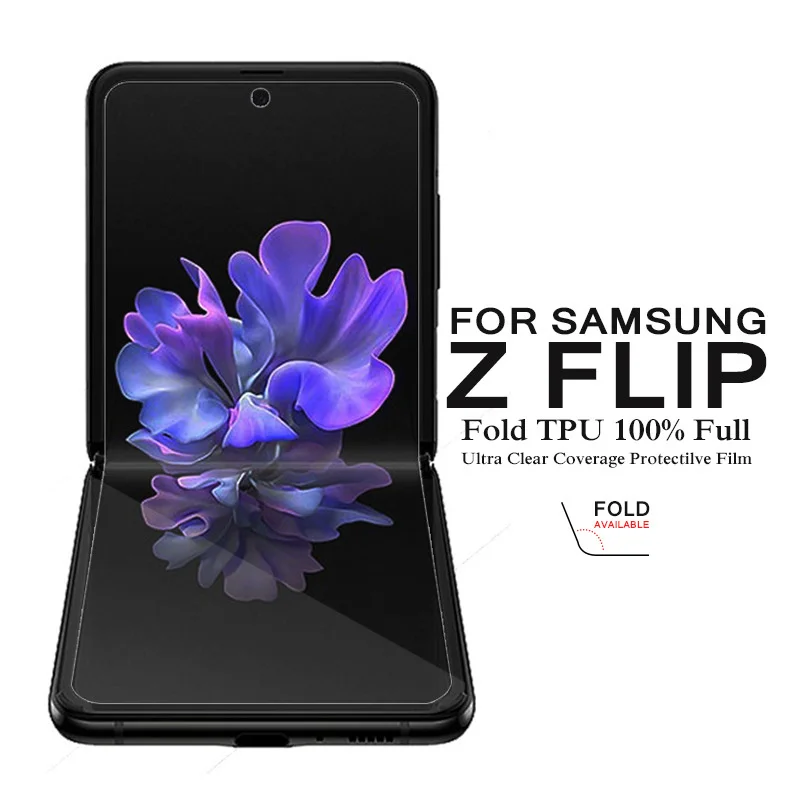 

Suitable for Samsung Z flip screen folding TPU soft film Samsung Z flip mobile phone film mobile phone protective film