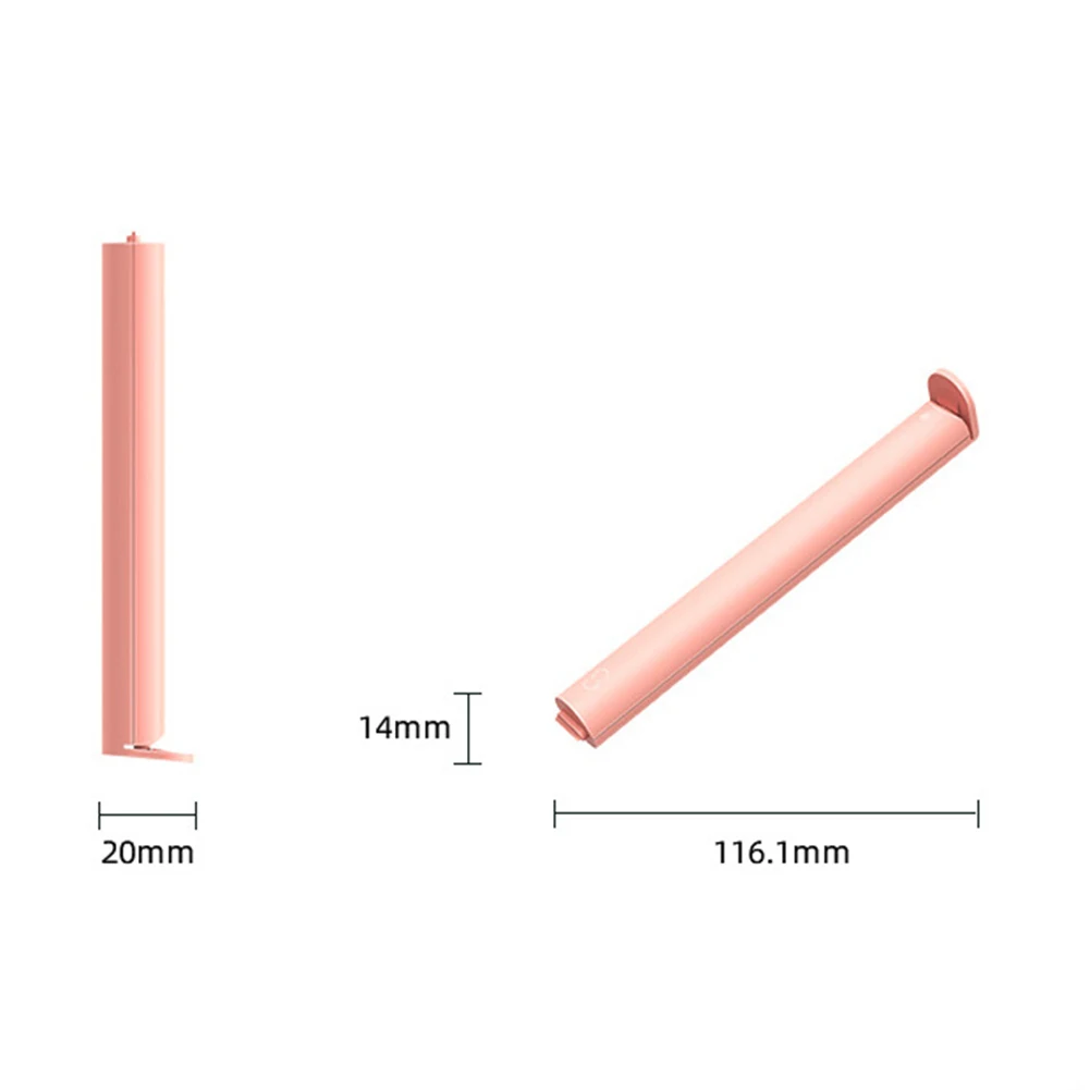 

5Pcs Solid Color Snack Food Storage Bag Sealing Clips Sealer Clamp Househould Plastic Food Close Clip Seal Kitchen Tool