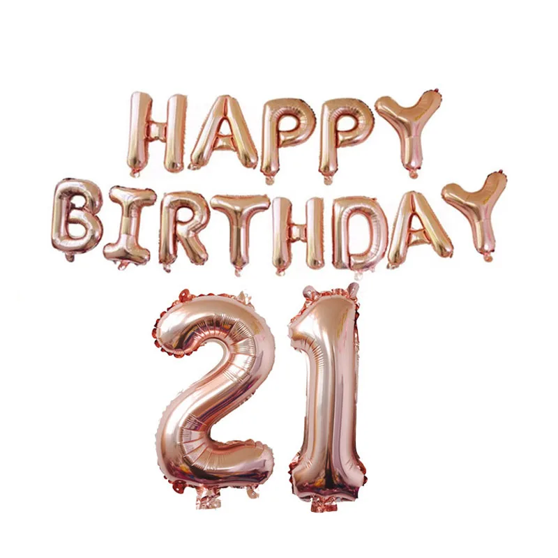 Розовые и золотые воздушные шары набор конфетти Хромовая баллон день рождения