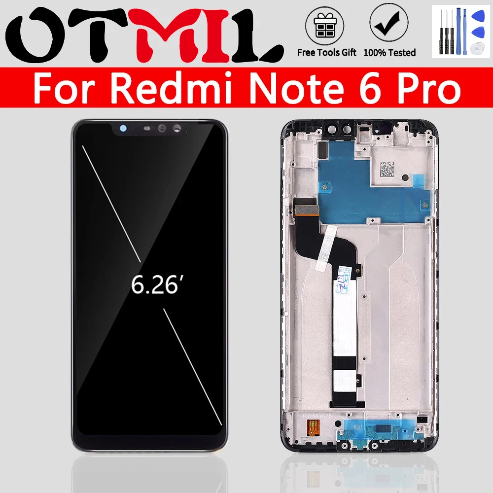 Оригинальный ЖК дисплей 6 26 дюйма для Xiaomi Redmi Note Pro с сенсорным экраном и
