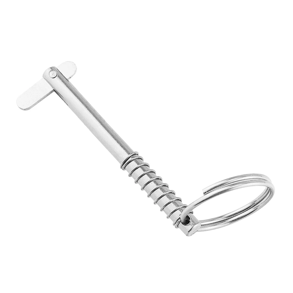 Marine Stainless Steel Quick Release Pin Fit For Boat Top Deck Hinge- Boats Hinge Pin Boat Accessories, 5x76mm