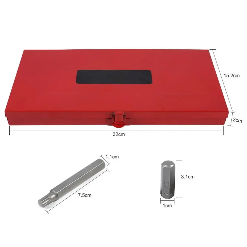 Набор бит 40 шт. набор наконечников для отверток с шестигранной головкой и