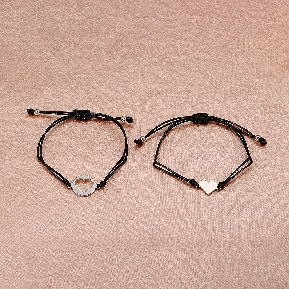 2 шт./компл. парный браслет 100% неувядающий из нержавеющей стали браслеты Солнце