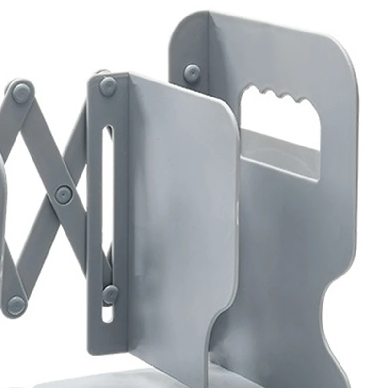 

2 Pcs Adjustable Book Stand Rack with Pen Holder,Book Shelve Organizer for Home&Office Desk,Organizer Bookshelf