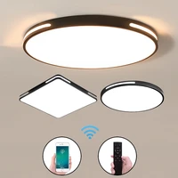 led ceiling light modern lamp living room lighting fixture bedroom kitchen surface mount flush panel remote control
