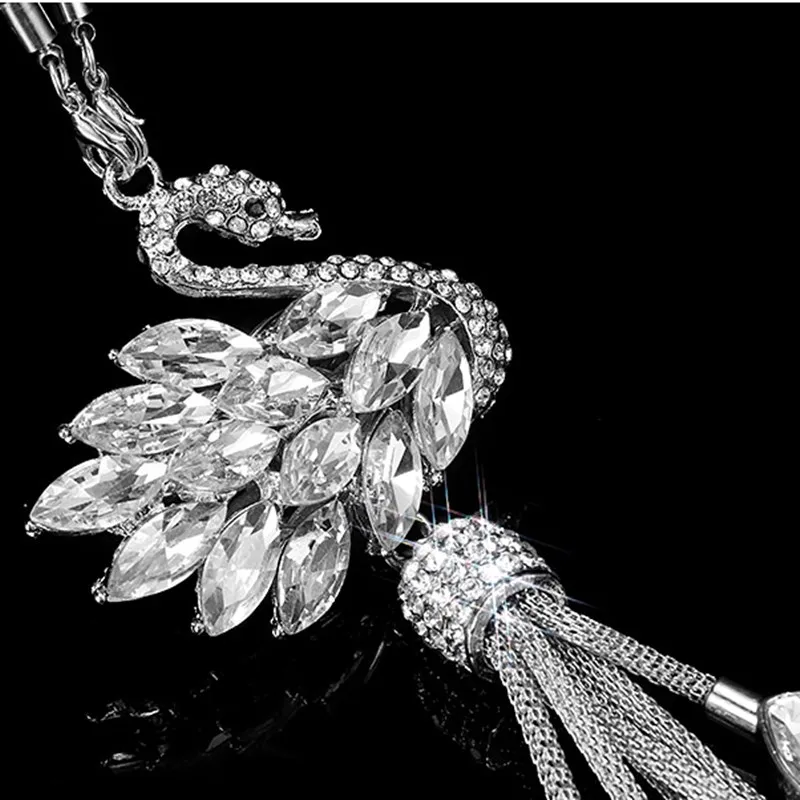 Автомобильная подвеска с лебедем креативная Корейская Милая женская для