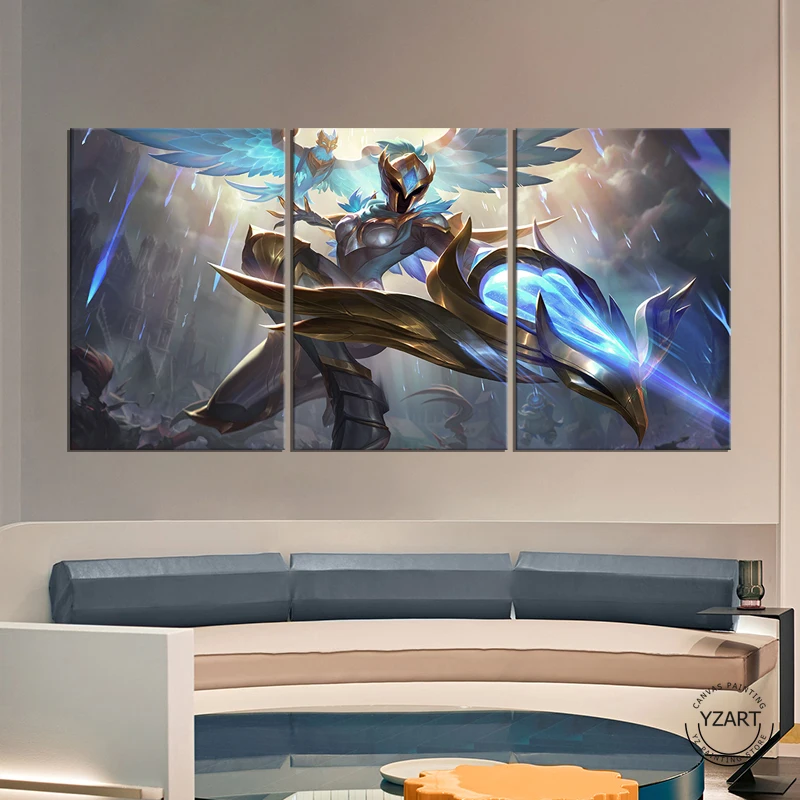 Куинна (League Of Legends) игра плакат декоративной живописи для Гостиная Настенный