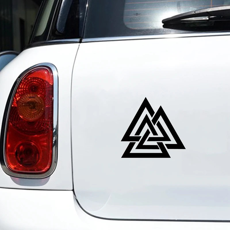 Виниловая наклейка Valknut для автомобиля языческий один Азару скандинавские
