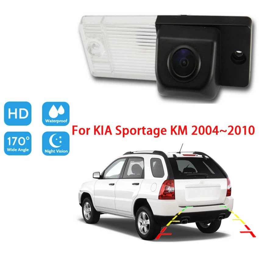 HD Night Vision Rear View Camera For KIA Sportage KM 2004 2005 2006 2007 2008 2009 2010 Car Backup Parking Camera Waterproof