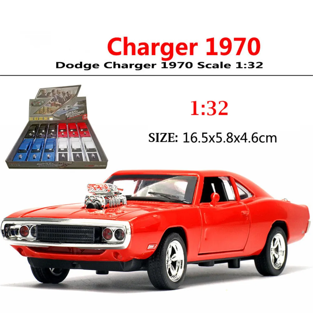 Модель машины Форсаж Dodge Charger модель литая из сплава с лошадьми автомобиля