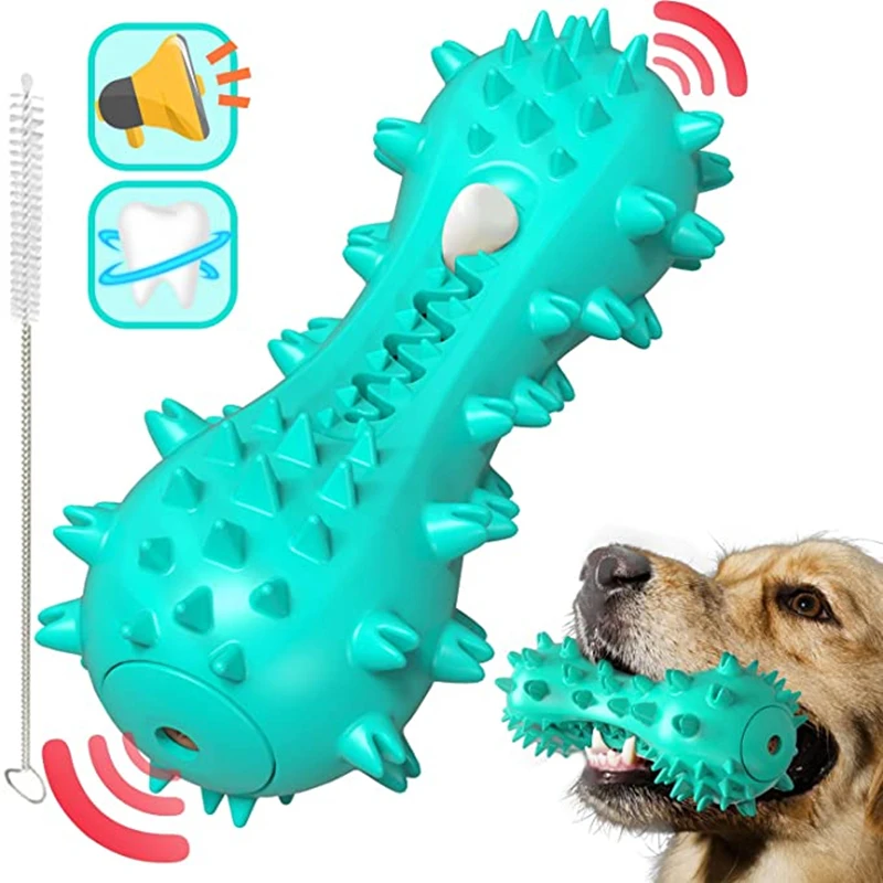 

Dog Toys For Aggressive Chewers Safe Rubber Chew Pet Toys Interactive Chew Tooth Cleaning Molar Pet Product