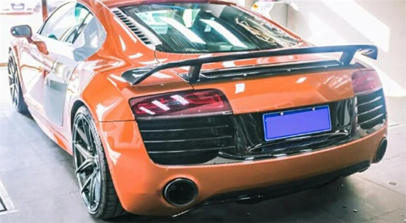 Спойлер для Audi R8 V8 V10 GT 2007 2008 2009 2010 2011 2012 2013 2014 2015 Высокое качество Настоящее