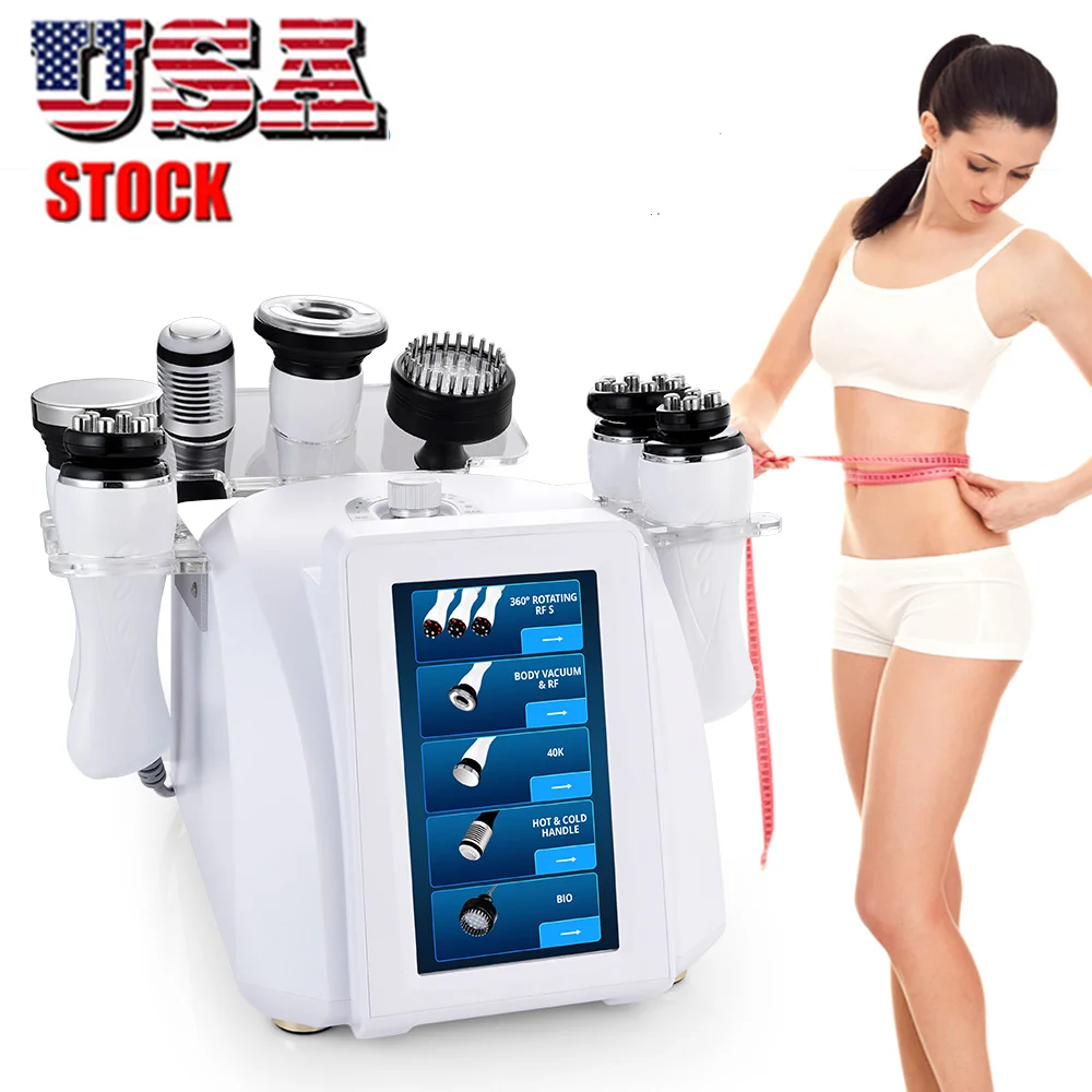 

8 in 1 360° Automatic Rotary 3D RF Spa Vacuum 40K Cavitation Ultrasonic Photon Micro Current Body Slimming Face Lifting