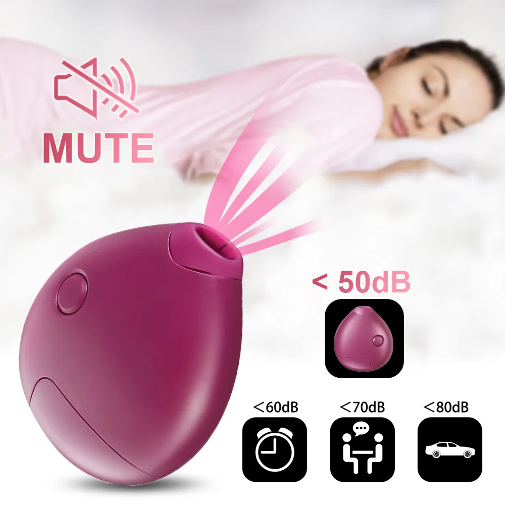 Клиторальный сосательный вибратор мини 4 режима Вибрация оральный лизание