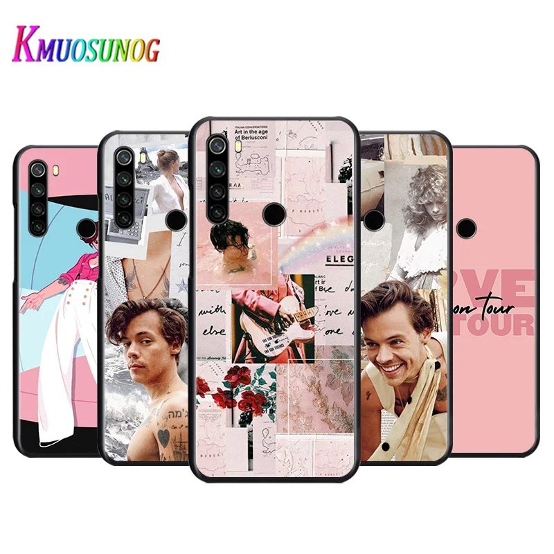 

Bright Black Cover Harry Styles Love Line For Xiaomi Redmi Note 9 9S Max 8T 8 7 6 5 Pro 5A 4X 4 Soft Phone Case