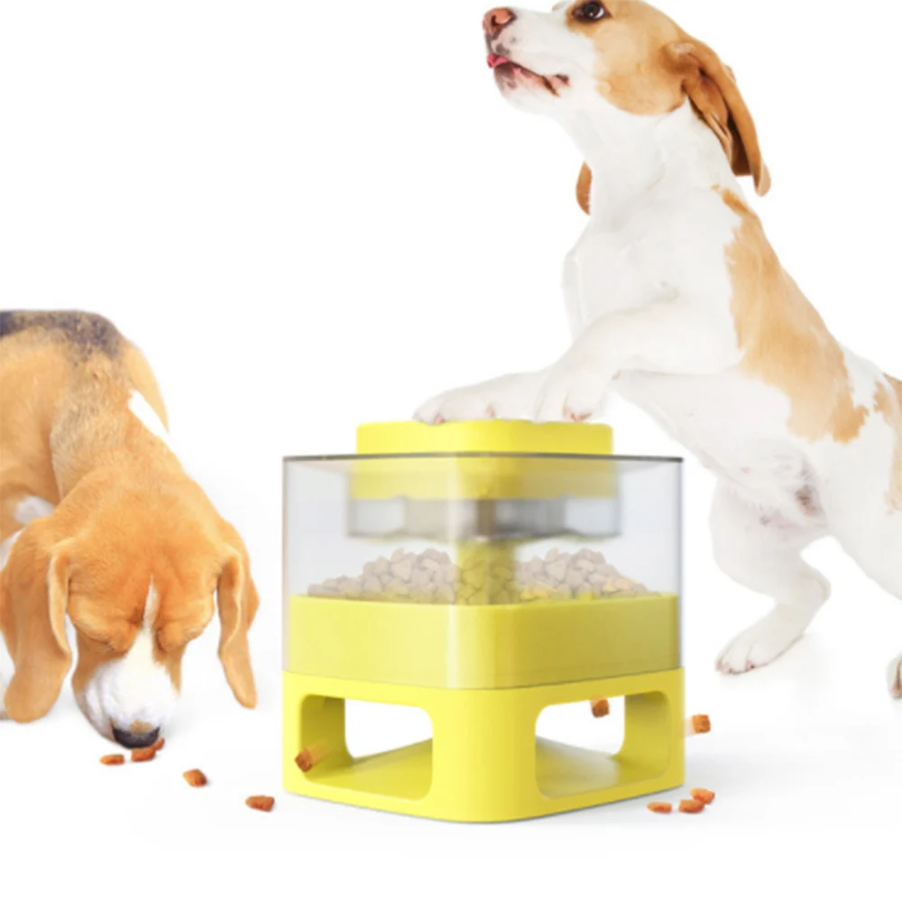 

​Automatic Dog Slow Feeder Treat Dispensing Toy Interactive Feed Game Food Dispensing Slow Feed for Puppy Medium Dogs and Pets