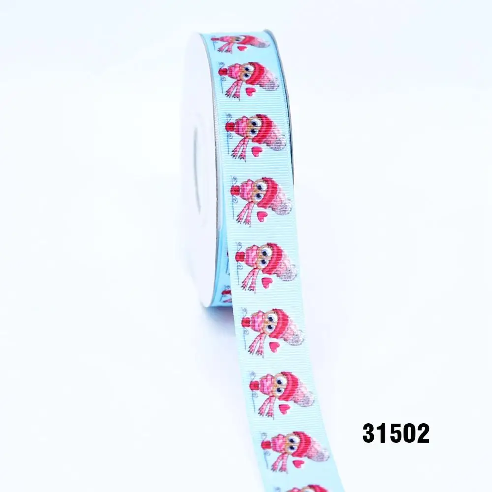 31502 DIY ремесло поставляет мультфильм персонаж напечатанный grosgrain ленты, атласная лента 50 ярдов. 31502 - Цвет: 31502