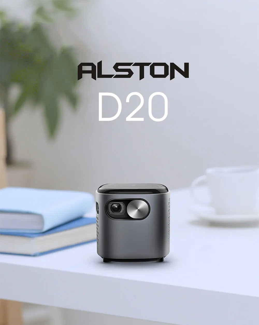 Проектор ALSTON D20 мини проектор HD 50ANSI lumens easy to carry home 1080P с видеопроектором и