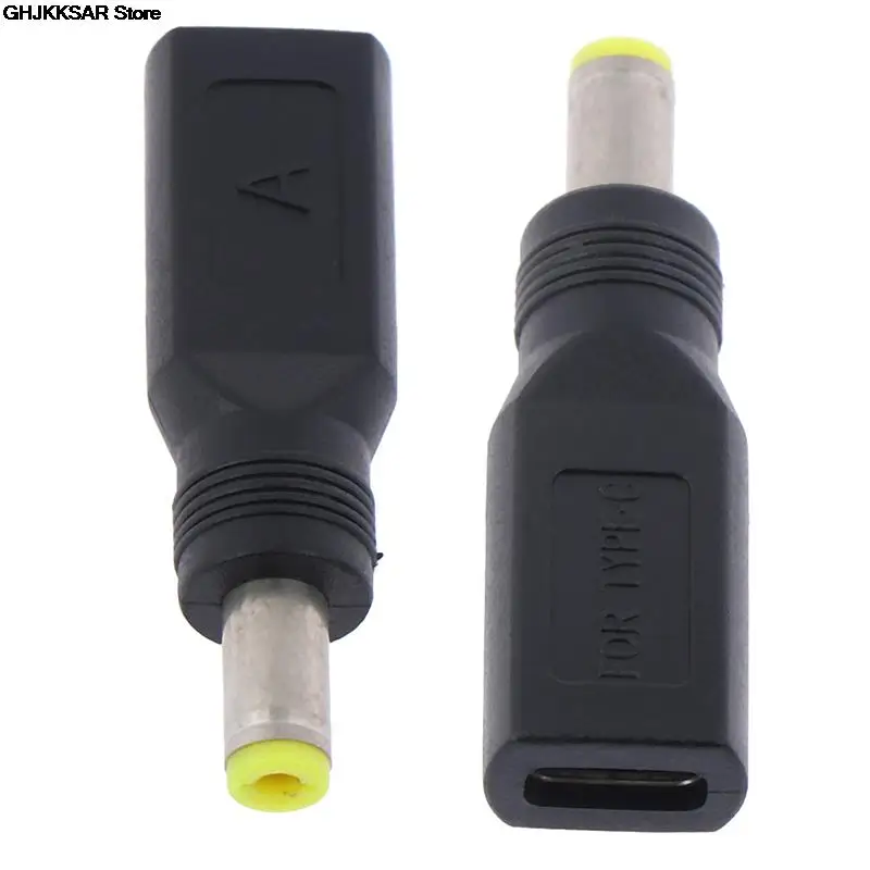 USB 3.1 Type C USB-C Female To DC 5 5mm X 2 1mm Male адаптер питания для зарядки Mm/2 1 Mm Type-c шт. |