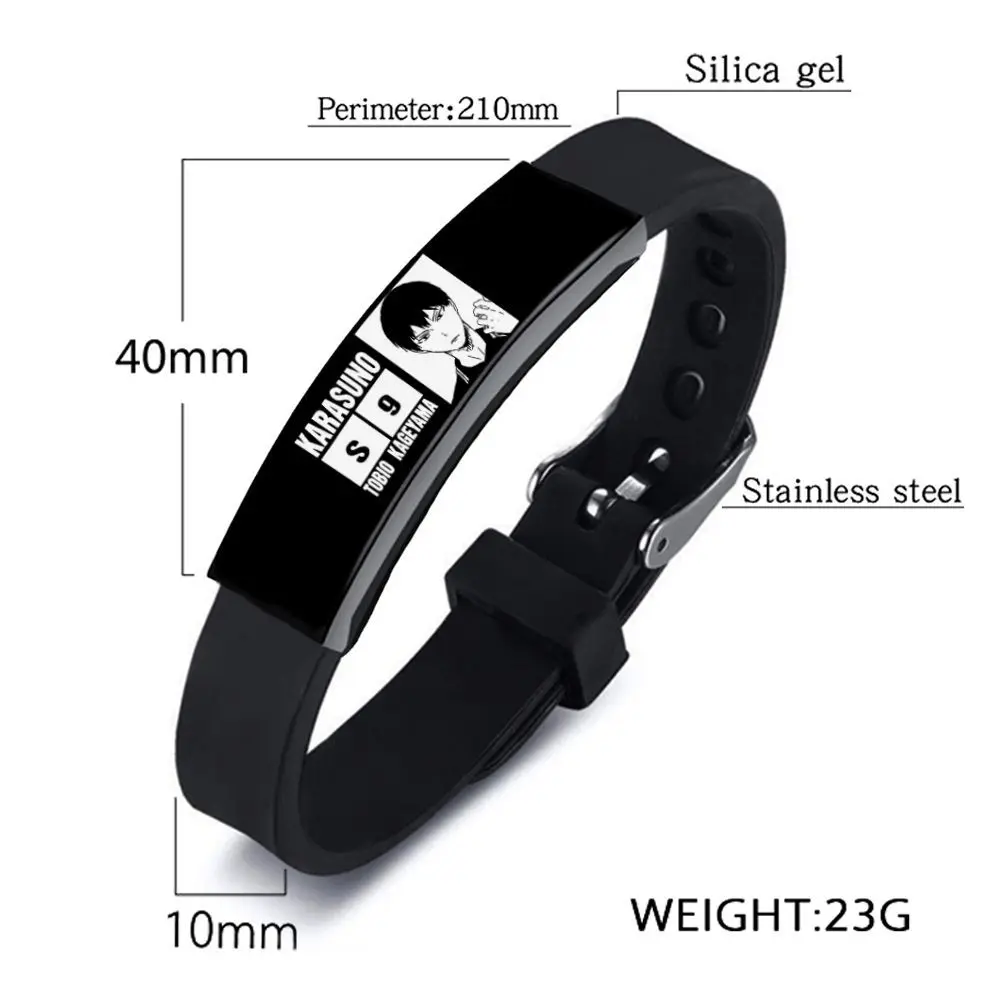 Haikyuu!! Figure Wristband Toys For Children Haikyuu! Hinata Shoyo Kageyama Tobio Metal Bracelet Cosplay Party Accessories Gifts | Игрушки и