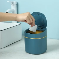 mini desktop trash can home multifunctional storage bucket accessories with lid garbage bin nordic style living room office bin