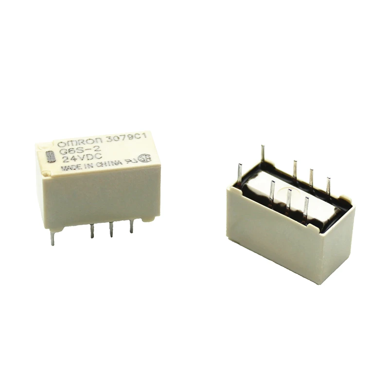 

100 шт 5В/12В/24В РЕЛЕ G6S-2-5VDC G6S-2-12VDC G6S-2-24VDC 250VAC/DC220V 8PIN мини-реле 2A